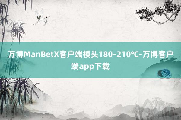 万博ManBetX客户端模头180-210℃-万博客户端app下载