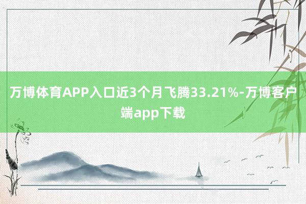 万博体育APP入口近3个月飞腾33.21%-万博客户端app下载